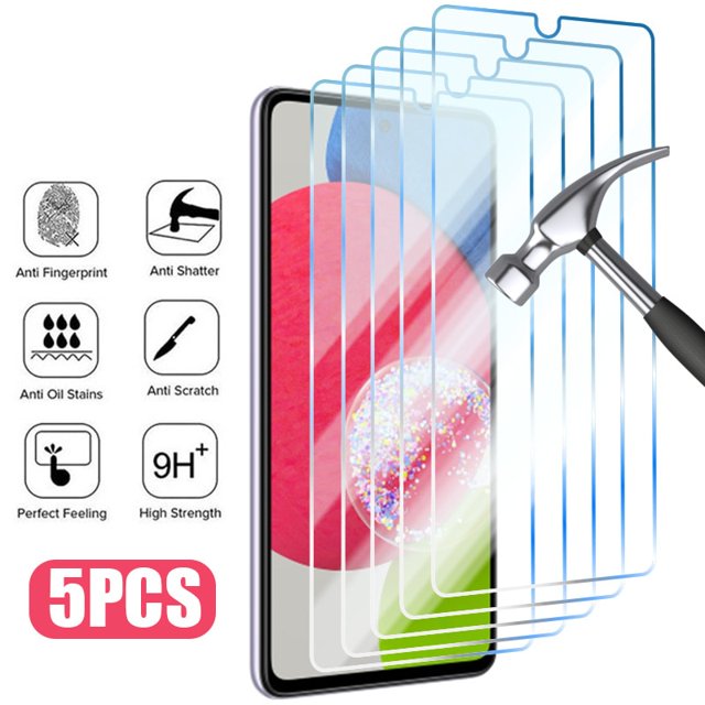5 uds vidrio Protector para Samsung Galaxy A13 A52S A53 A33 A32 A22 5G Protector de pantalla para Samsung A21S A51 A52 A50 A72 A71 vidrio Dengxun unisex