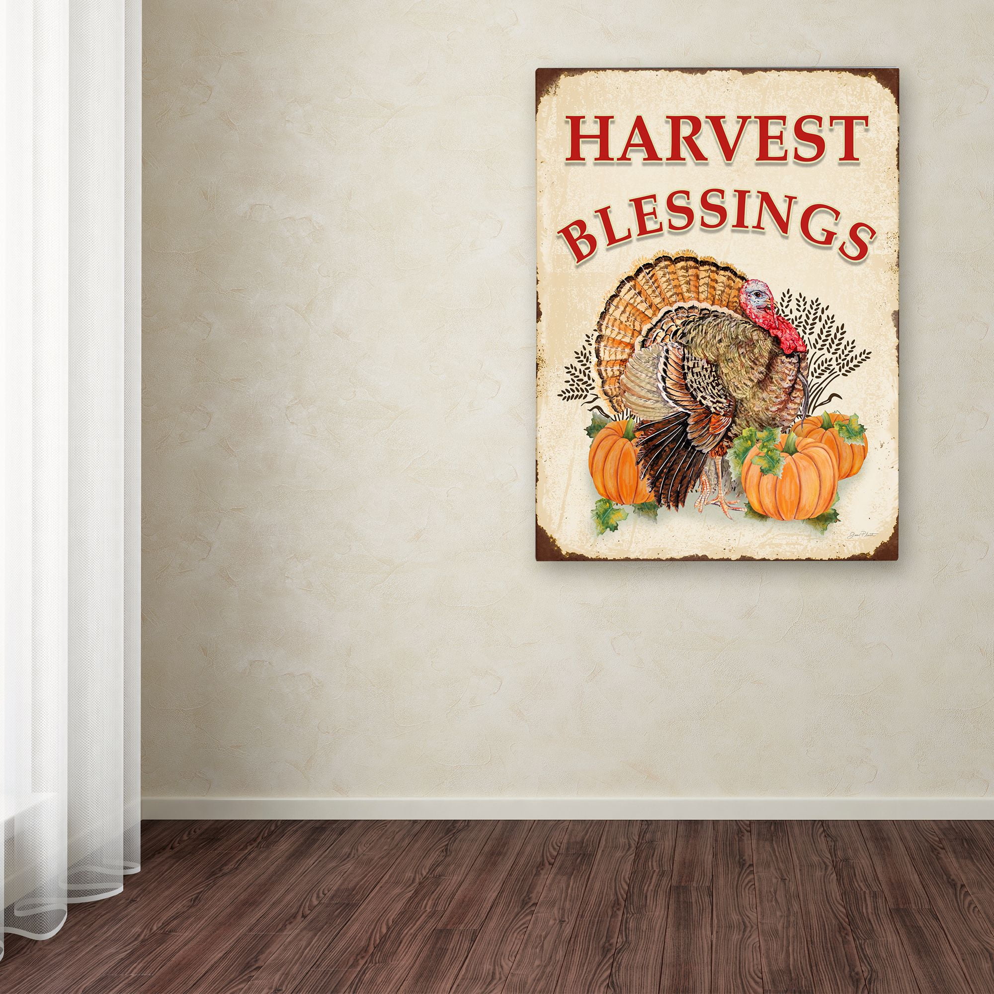 Trademark Fine Art 'Thanksgiving 10' Canvas Art by Jean Plout