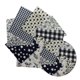 thumbnail image 3 of Algodón para coser tela para acolchar Patchwork DIY ropa costura artesanía patrón de estrellas tela 50x50cm 7 Piezas Scienceny HA1644-04, 3 of 5