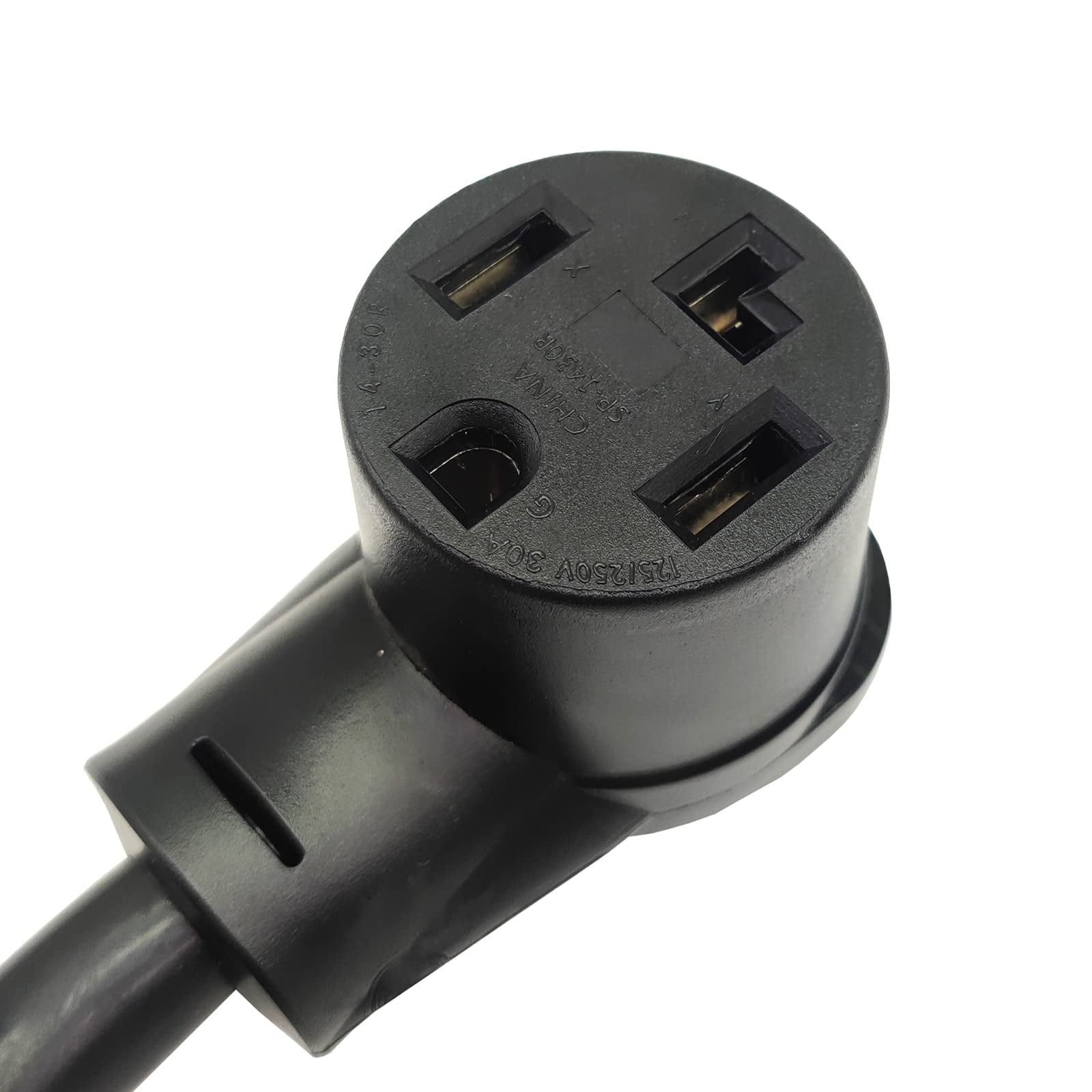 Parkworld 886467A Dryer 4 Prong 30A Extension Cord NEMA 14-30P to 14-30R, 30A, 250V, 7500W (10 Feet)