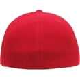 thumbnail image 4 of Solid Flat Brim Bill Fitted Baseball Cap, 4 of 6