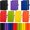 Bright Color-A5-14, variant on A5 Black 14 Pack Hardcover Lined Writing Notebook