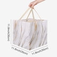 thumbnail image 7 of 11.8" Large  Bag,Square   Bags Large for Birthday Wedding Christmas Presents Doll (White ), 7 of 7