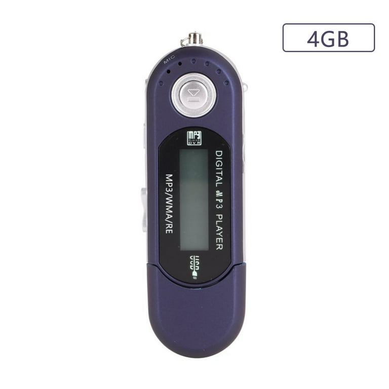 USB Stick Mp3 Player, 4GB Music Player Supports Replaceable AAA