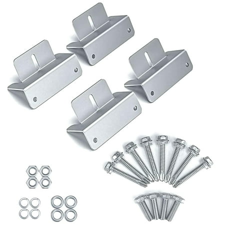 

Solar Panel Mounting Brackets Solar Panel Mounting Z Bracket RV Solar Panel Mounting Brackets for 100W 150W 200W Solar