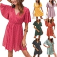 thumbnail image 4 of Txlixc Vestido de manga corta de estilo femenino Txlixc moda, 4 of 4
