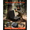 thumbnail image 4 of Estuche rígido para pistola VEVOR, estuche rígido resistente para armas con revestimiento de espuma XPE, caja de almacenamiento impermeable para pistola con interior personalizable y asa, 4 of 9