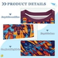 thumbnail image 2 of FORMRS Boys Rash Guard Short Sleeves Swim Shirt Quick Dry UPF 50+ Sun Protection, Sizes 3-12T, Red Geometric Eagle, 2 of 6