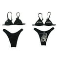 thumbnail image 4 of ITFABS Bikini Imprimé Amusant pour Femmes, Haut à Col en V Profond avec Bas, 4 of 6