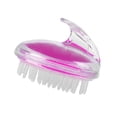 thumbnail image 1 of Billuyoard Cabeza de silicona Masajeador corporal Champú Cepillo de masaje para el cuero cabelludo Peine para lavar el cabello Cepillo de ducha corporal Juegos de accesorios de baño Violeta Billuyoard HA003602-02, 1 of 1