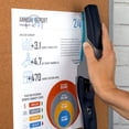 thumbnail image 3 of Stapler, 25 Sheet Capacity, Optima 25, Jam Free, Reduced Effort, Soft Grip, Blue and Gray (66404), 3 of 4