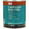 3M 05800 Lightweight Body Filler, 1 qt Can, Blue/Gray, Paste