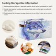 thumbnail image 6 of Square Storage Basket 14.2*10.2*8.3 Inch One Sizex1 Shelf Basket Open Home Storage Bins Bedroom Storage Basket Closet Storage Stylish Decor Pretty Wolf, 6 of 9