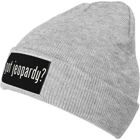 Got Jeopardy Knit Beanie Hats Men Women Black Winter Hats Skull Caps Warm Classic Slouchy