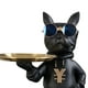 thumbnail image 3 of Bandeja de almacenamiento de escritorio para perros de resina Macarena bandeja de estatua Negro, 3 of 8