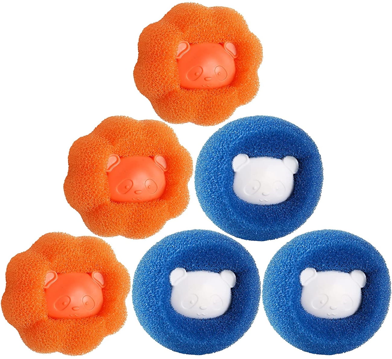 6Pcs Hair Removal Cleaning Ball, Pet Hair Remover for Laundry, Reusable