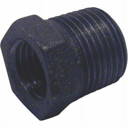 B&K 1 In. x 3/4 In. Hexagon Black Iron Bushing 521-954BG Pack of 5