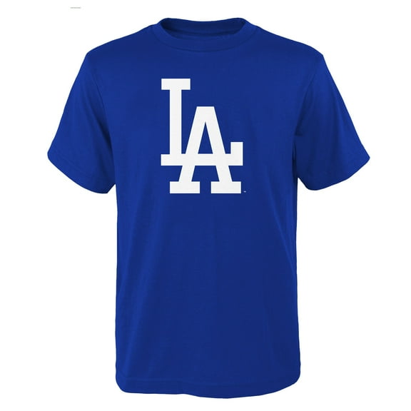 Youth Royal Los Angeles Dodgers Logo Primary Team T-Shirt