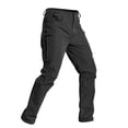 thumbnail image 5 of Mens Hiking Pants Slim Fit Casual Water Resistant Joggers Pants Slim Fit Dress Pants Tapered Work Cropped Trousers, 5 of 6