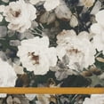 thumbnail image 3 of Fabric Mart Direct Midnight Roses Printed Cotton Fabric By The Yard, 2 Continuous Yards Green & Brown Cotton Printed Fabric, Upholstery Fabric for Curtain/Drapery/Couch/Sofa, 3 of 8