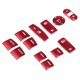 thumbnail image 1 of Panel de pegatinas de botón de Control de ventanilla eléctrica Unique Bargains 12 Uds ABS rojo, 1 of 1