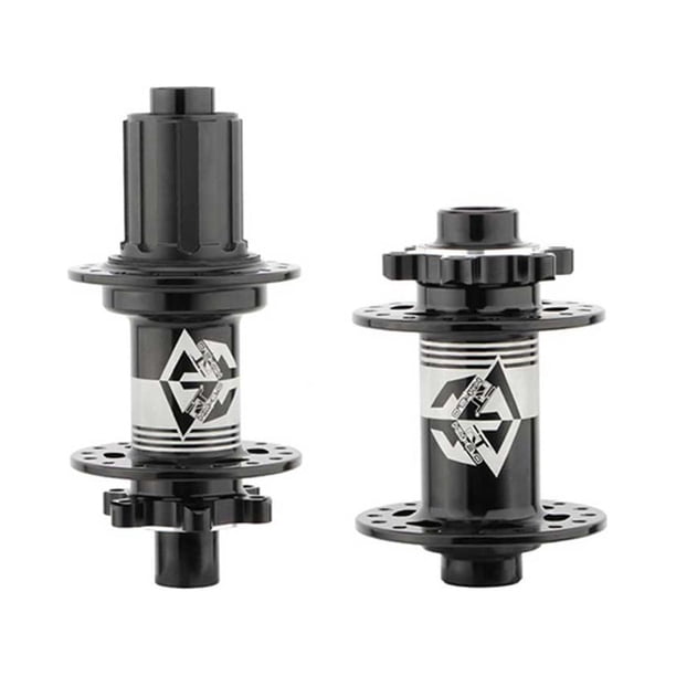 Greeniant 1 par de cubo de rueda trasera delantera de repuesto para bicicleta de montaña, rodamiento de 32 agujeros, cubo libre de 100/142mm, piezas de Ciclismo Negro Greeniant OD027827-01