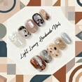 thumbnail image 2 of [Fog Velvet Light Rhyme] Purely handmade wear nail Merad advanced sense cat eye smudge fashion removable new versatile, 2 of 7