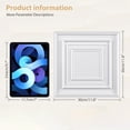 thumbnail image 4 of 20 Pack 3D Wall Panels for Interior Wall Decor, 11.8''x11.8'' White Accent Textured Wall Panels, Wall Covering Panles for Living Room, Gaming Room, TV Background, Cover 19.4 Sq.Ft, 4 of 7
