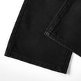 thumbnail image 6 of WMQPNNS Girls Baggy Jeans Wide Leg Pants with Pockets Jeans for Girls Size 10 High Waist Denim Pants Straight Washed Streetwear Y2k Denim Trousers(Size 8-9 Years, A-Black), 6 of 9