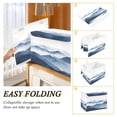 thumbnail image 2 of Yayeee Collapsible Cube Storage Bin with Lid Fabric Closet Decorative Basket with Handles, Watercolor Mountains, 2 of 7