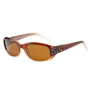 Piranha Eyewear Prestige Narrow Brown Polarized Sunglasses for Women