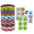 thumbnail image 1 of Trenzadas Repelentes De Mosquitos Con 18 Parches Adhesivos Para Niños Adultos Para Viajes De Camping Al Aire Libre En Interiores 12 Pulseras Methold BA001132-02, 1 of 6