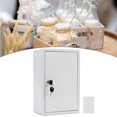 thumbnail image 4 of Caja de leche montada en la pared con cerradura, soporte para lácteos, buzón de correo con bloqueo para apartamento, práctica caja de entrega de leche Blanco BLESIY Caja de leche para montaje en pared, 4 of 8