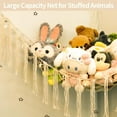 thumbnail image 3 of WarmHaven Stuffed Animals Net or Hammock with LED Light, 59 inch Toy Hammock Net for Stuffed Animals Corner Hanging Stuffed Animal Storage Stuffed Animal Holder for Nursery Kids Bedroom (White), 3 of 6