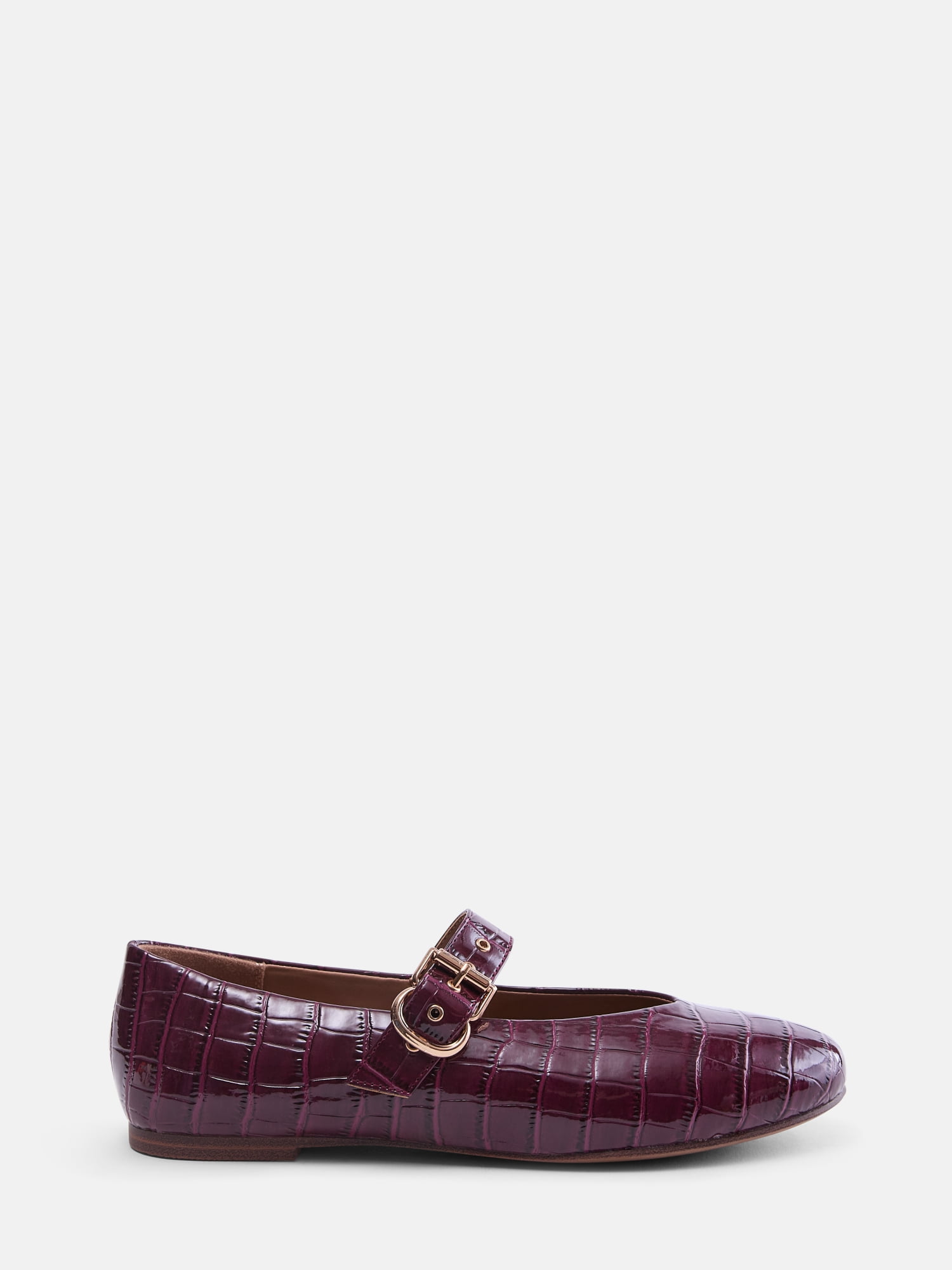 Free Assembly Women's Croco Mary Jane Flats