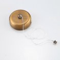 thumbnail image 4 of Heavy Duty Stainless Steel Retractable Clothesline 9 Feet (max) For Hanging Dry In Bathroom Laundry, Chrome Finish, Round (brushed Antique Brass), 4 of 5