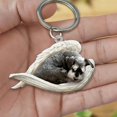 thumbnail image 4 of Llavero encantador de Ángel durmiente para perro, llavero de animal para niña y mujer, llave de coche, regalo para niño, barco de gota de agua., 4 of 4