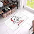 thumbnail image 3 of MKHERT Cute Labrador Puppy Dog Year Santa Claus Hat Doormat Rug Home Decor Floor Mat Bath Mat 23.6x15.7 inch, 3 of 3