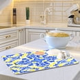thumbnail image 4 of Iauyy Dish Drying Mat for Kitchen Counter, Super Absorbent & Hanging 16x18 / 18x24 Inch (S/M) Traditional Portuguese, 4 of 8