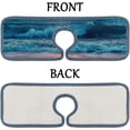 thumbnail image 4 of GZHJMY 3PCS Faucet Absorbent Mat, Sunset Beach Washable Sink Splash Guard Drip Catcher, Kitchen Bath Countertop Microfiber Sink Drying Mats for Kitchen, 4 of 7