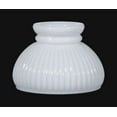thumbnail image 6 of B&P Lamp® 6" Opal Glass Ribbed Student Shade in Pure White Glass for Vintage Style Table Lamps, 6 of 6