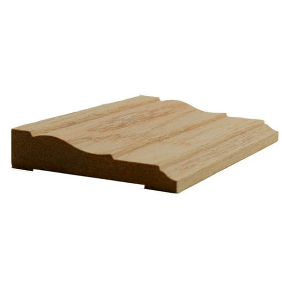 EWCA12 Colonial Casing 3-1/2" Wide x 3/4" Trim. Unfinished Moulding, Red Oak, 94"