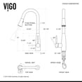 thumbnail image 3 of Vigo All-in-One 36" Stainless-Steel Farmhouse Kitchen Sink and Milburn Stainless-Steel/Matte Black Faucet Set, 3 of 7