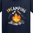 thumbnail image 4 of Inktastic I Love Camping Campfire, Hot Dog, Marshmallows Youth T-Shirt, 4 of 5