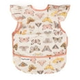 thumbnail image 2 of Tiny Twinkle Mess Proof Baby Bib - Waterproof Baby Apron - Great Travel Bib for Baby Eating - Baby Food Bib Large 2-4 Years Modern Floral, 2 of 10