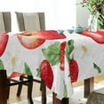 thumbnail image 5 of Yayeee Tablecloths 60" x 90" Rectangle Wrinkle Resistant Party Table Cover, White Apple Pattern, 5 of 8