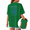 Green, variant on Women's Diner Guest Check Receipt Jesus Paid It All Redemption Bible Graphic Short Sleeve Crewneck Red Tops