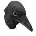 thumbnail image 1 of Máscara realista de látex con forma de cuervo negro, cabeza completa, tamaño adulto, 1 of 5