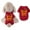 Red, variant on Monebena 1 Pcs Dog Halloween Costumes Funny Pumpkin Dog Puppy Clothes Soft Halloween Costumes for Small Medium Large Dogs Cats Kitten M01