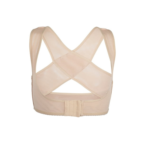 SAYFUT Sexy Women Adjustable Shoulder Back Posture Corrector Chest Brace  Support Belt Vest Breast Lift Bra,S-2XL